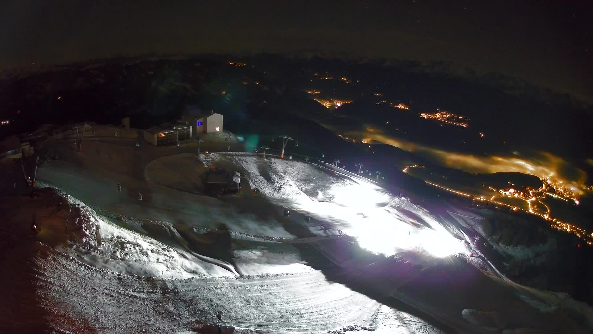 Skigebiet Kronplatz Gipfel | Blick auf Bruneck