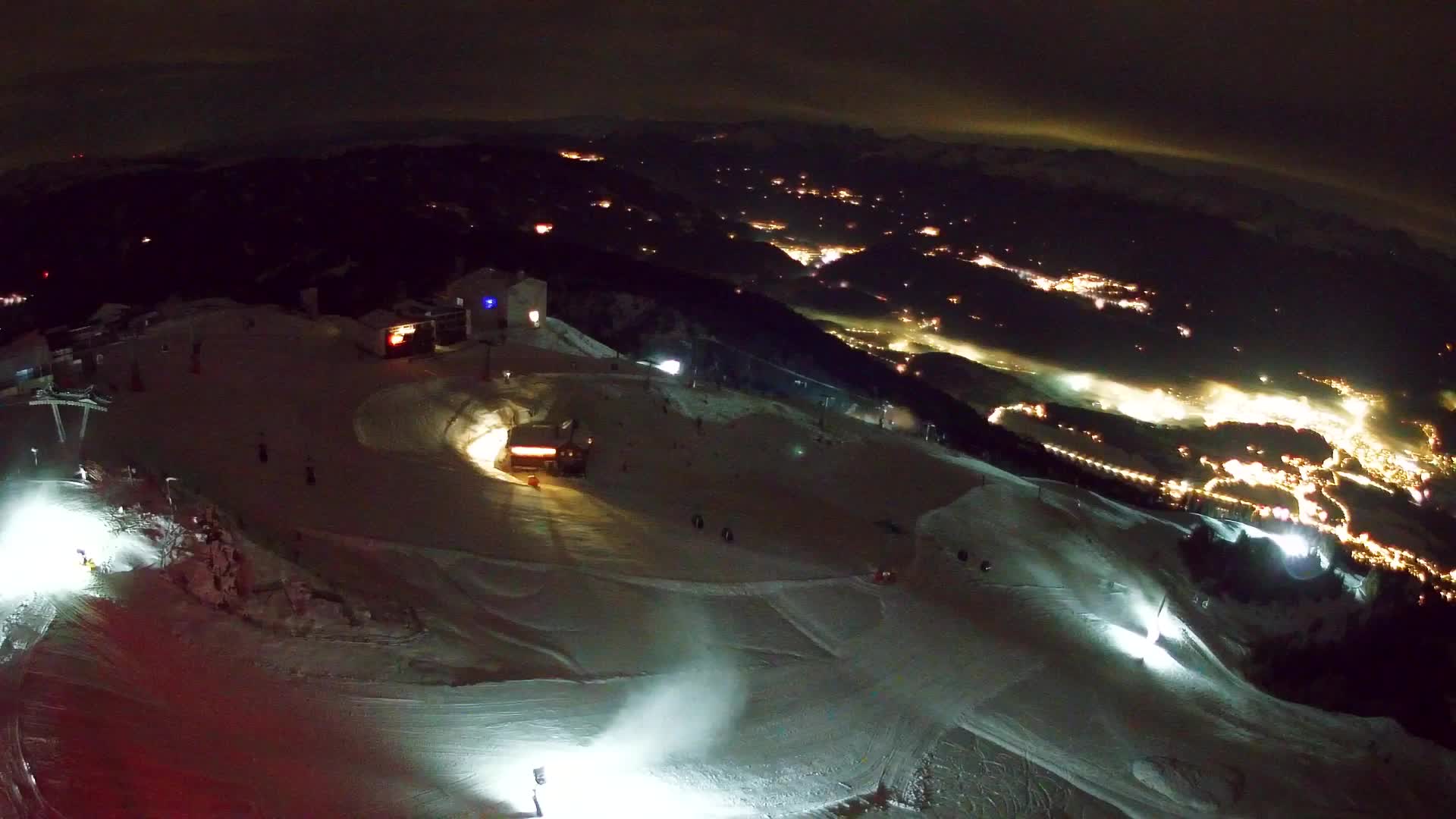 Skigebiet Kronplatz Gipfel | Blick auf Bruneck