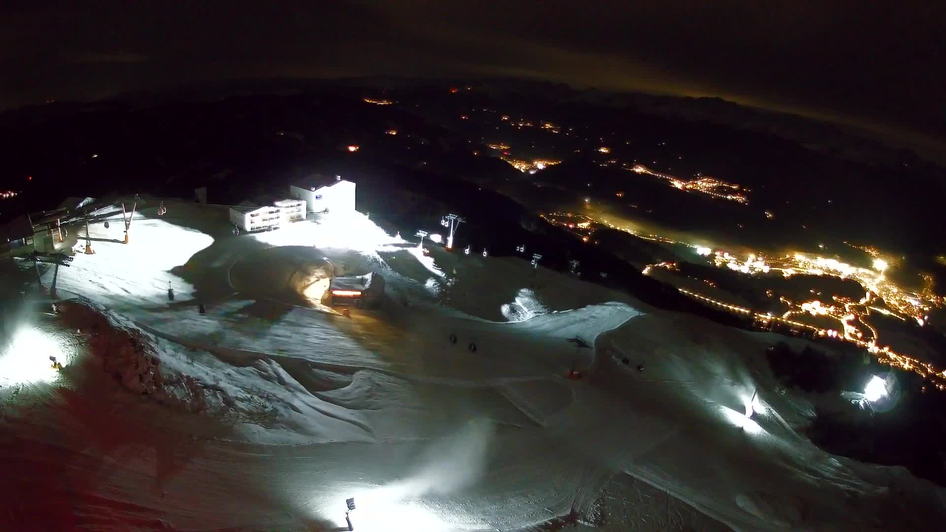 Skigebiet Kronplatz Gipfel | Blick auf Bruneck