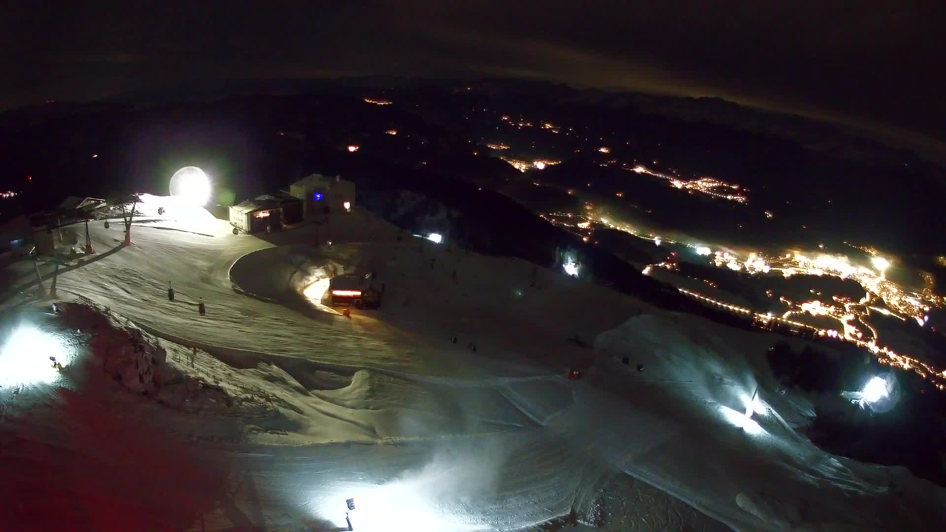 Kronplatz peak Ski resort | view to Bruneck