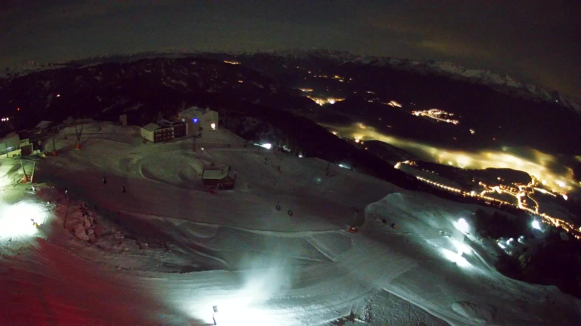 Kronplatz peak Ski resort | view to Bruneck