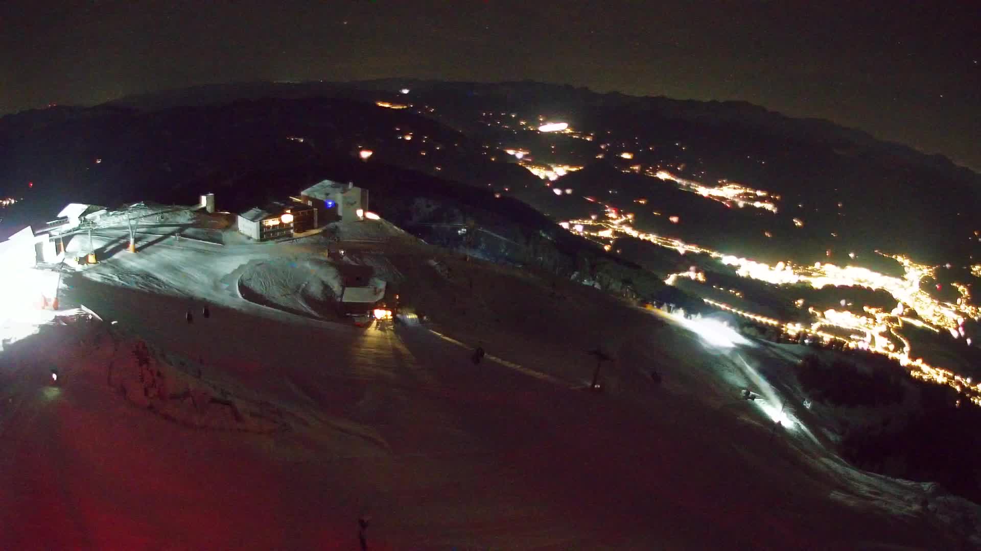 Skigebiet Kronplatz Gipfel | Blick auf Bruneck