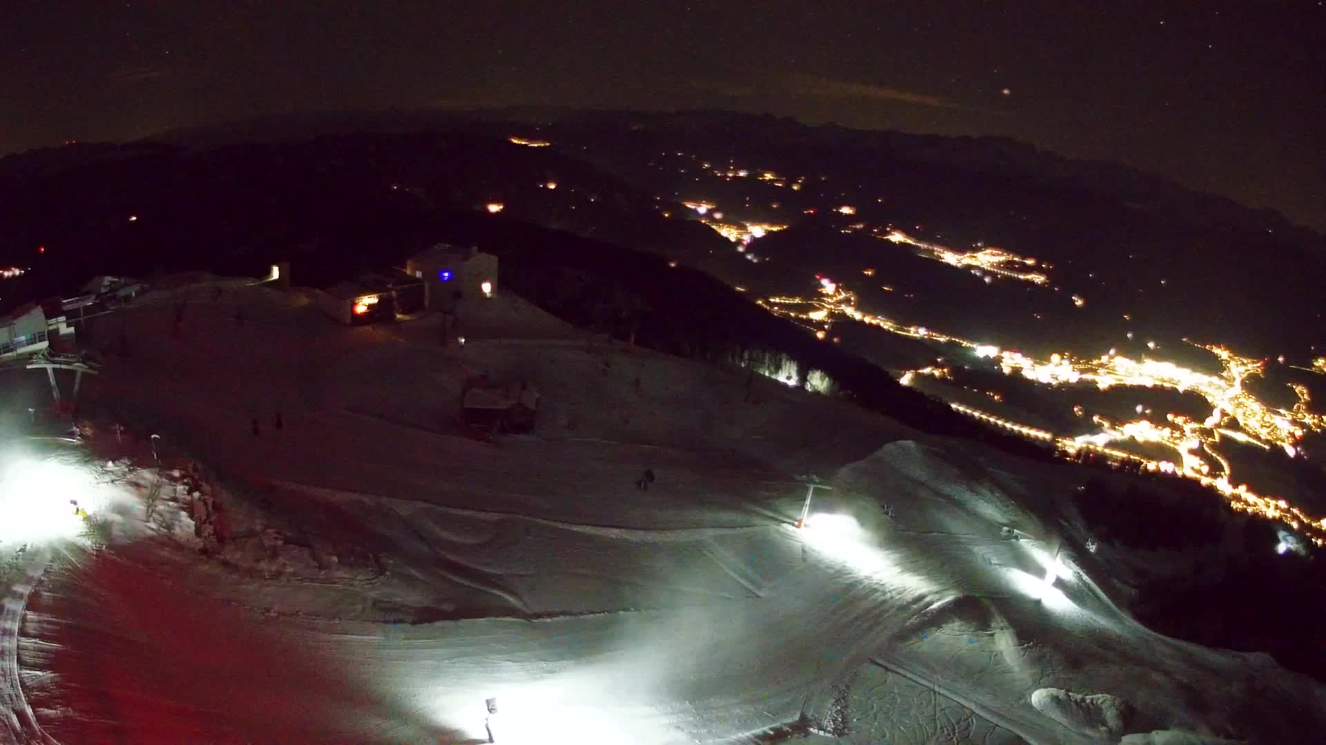 Smučišče Kronplatz – vrh | pogled na Bruneck