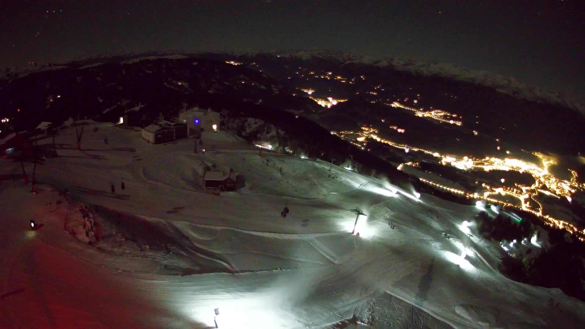 Stazione sciistica di Plan de Corones | vista su Brunico