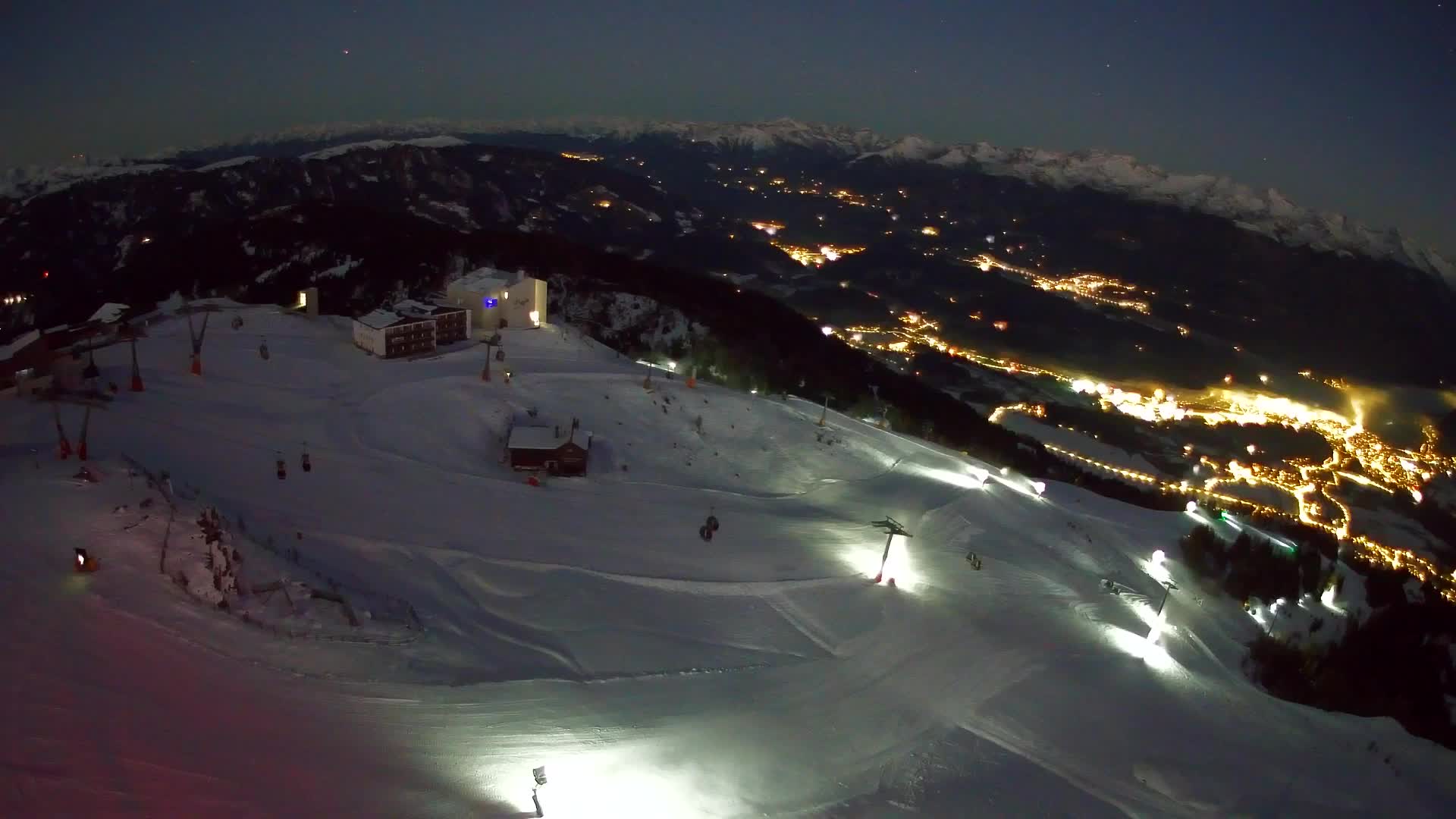 Smučišče Kronplatz – vrh | pogled na Bruneck