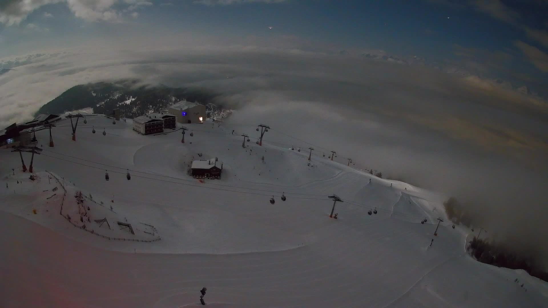 Smučišče Kronplatz – vrh | pogled na Bruneck