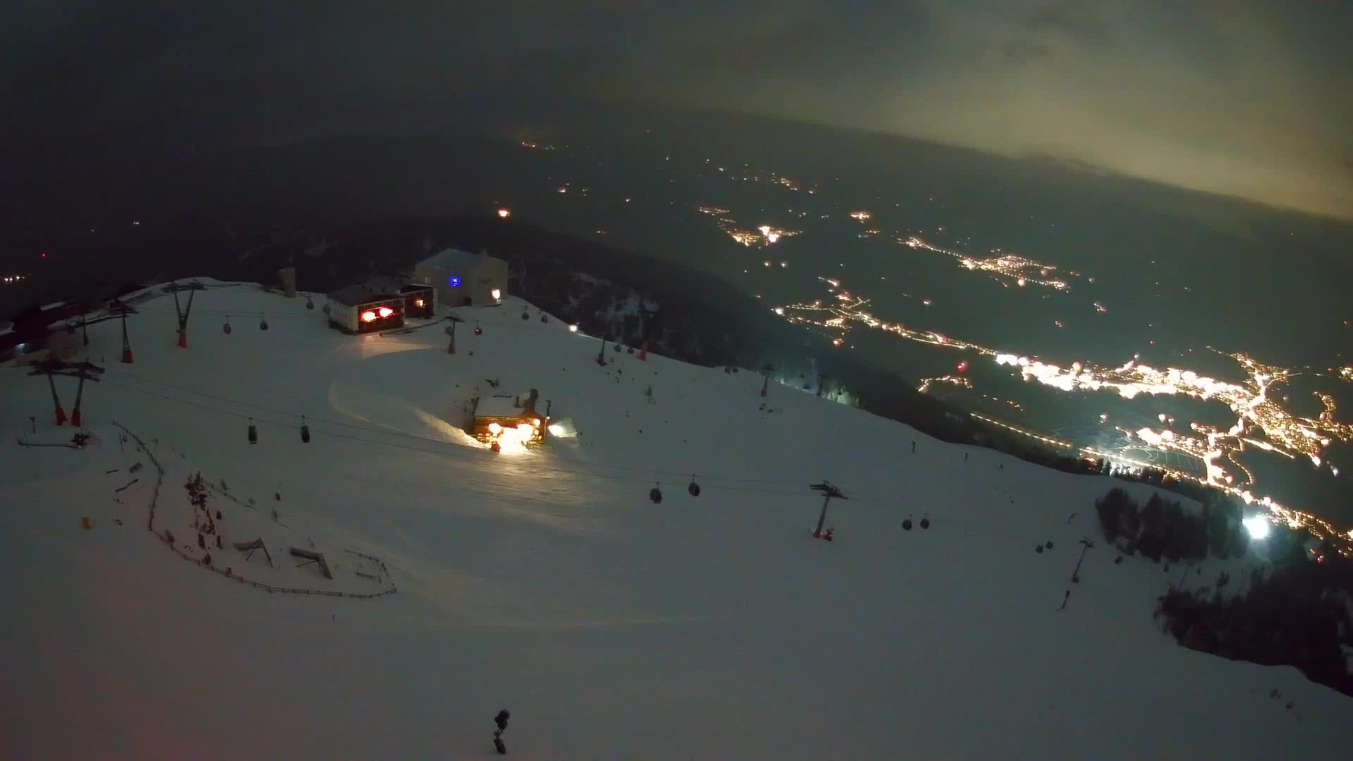 Skigebiet Kronplatz Gipfel | Blick auf Bruneck