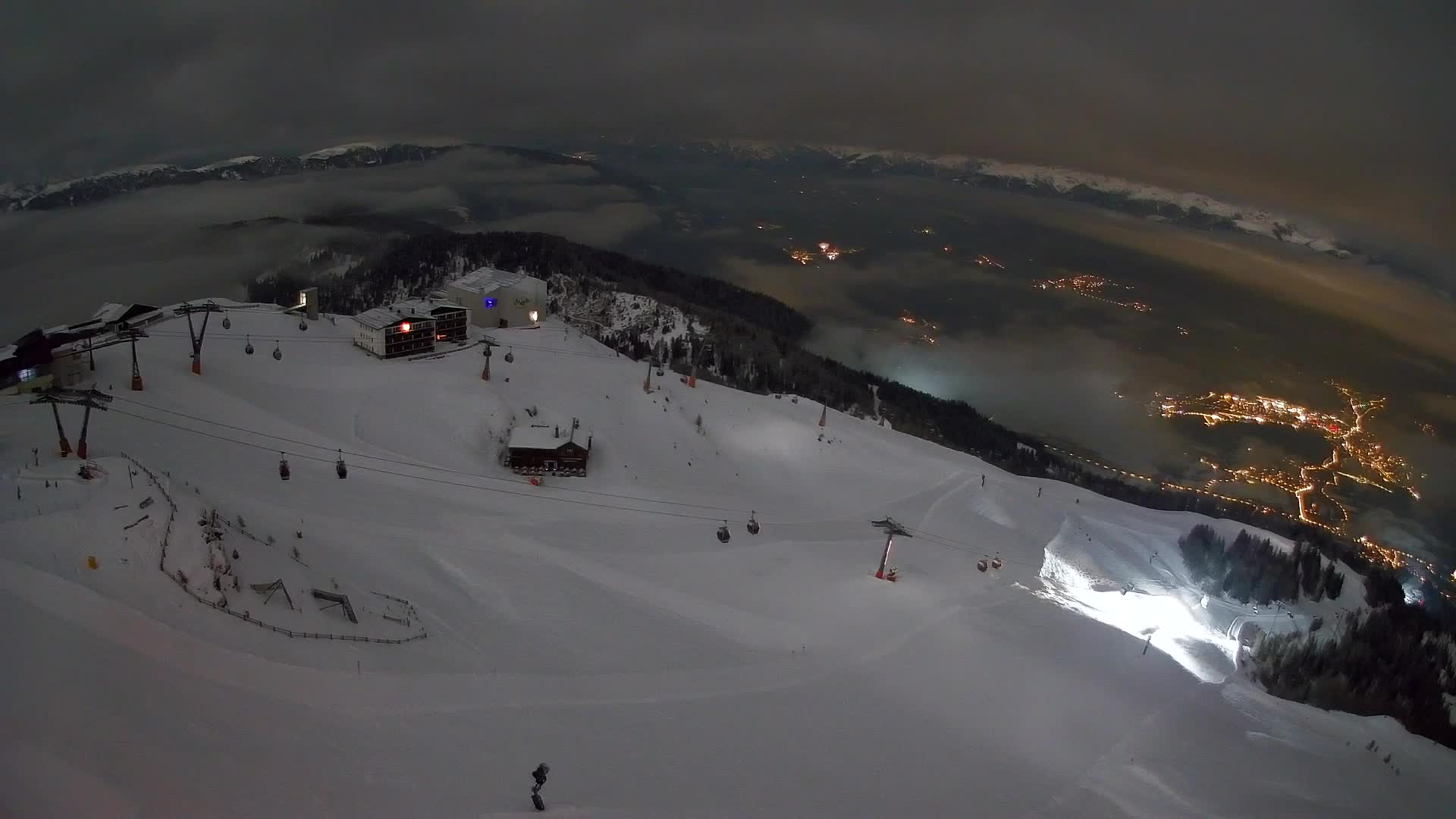 Smučišče Kronplatz – vrh | pogled na Bruneck