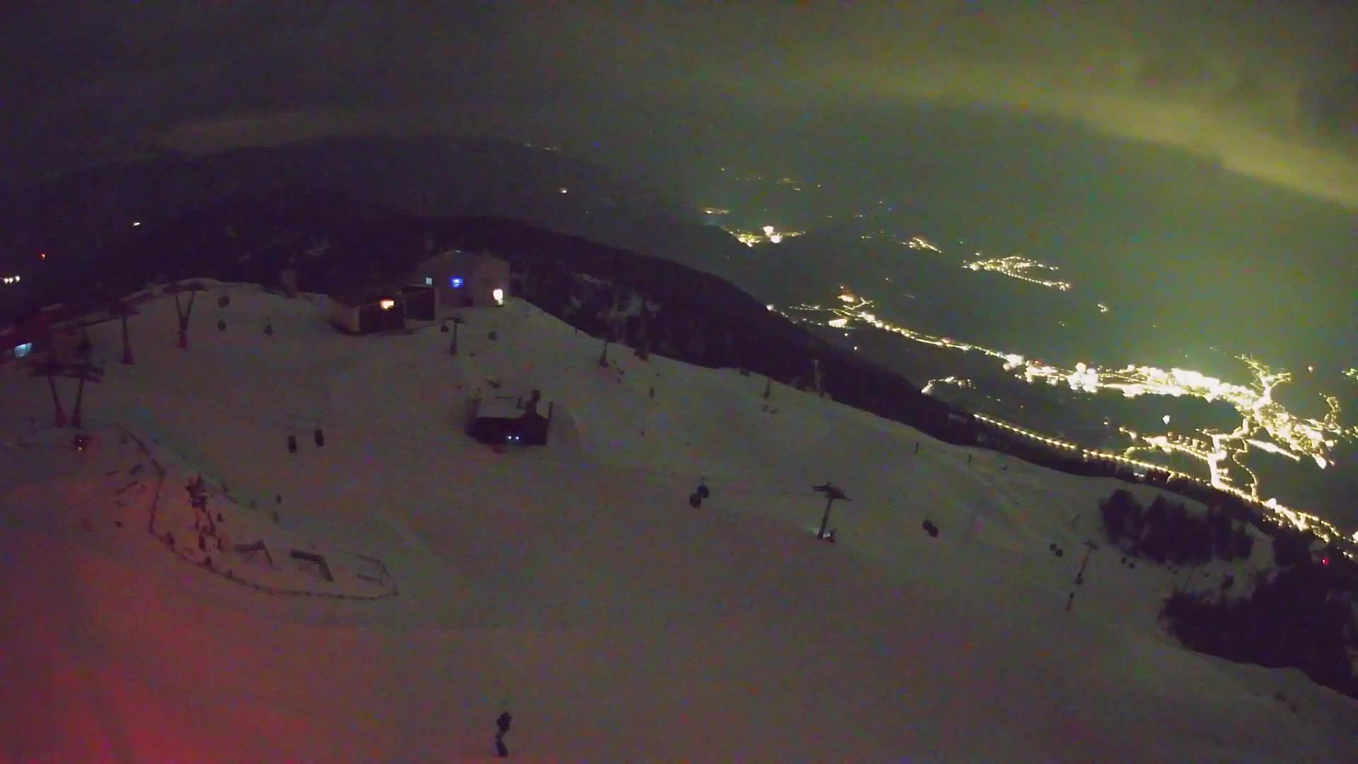 Station de ski Kronplatz sommet | vue sur Brunico