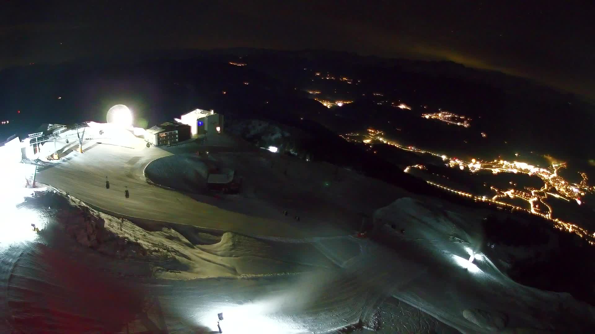 Skigebiet Kronplatz Gipfel | Blick auf Bruneck