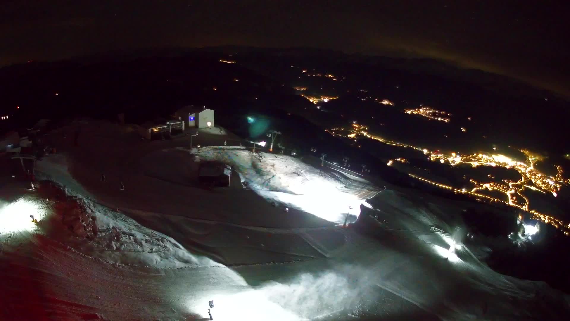 Kronplatz peak Ski resort | view to Bruneck