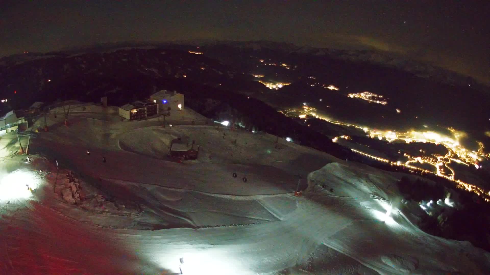 Kronplatz peak Ski resort | view to Bruneck