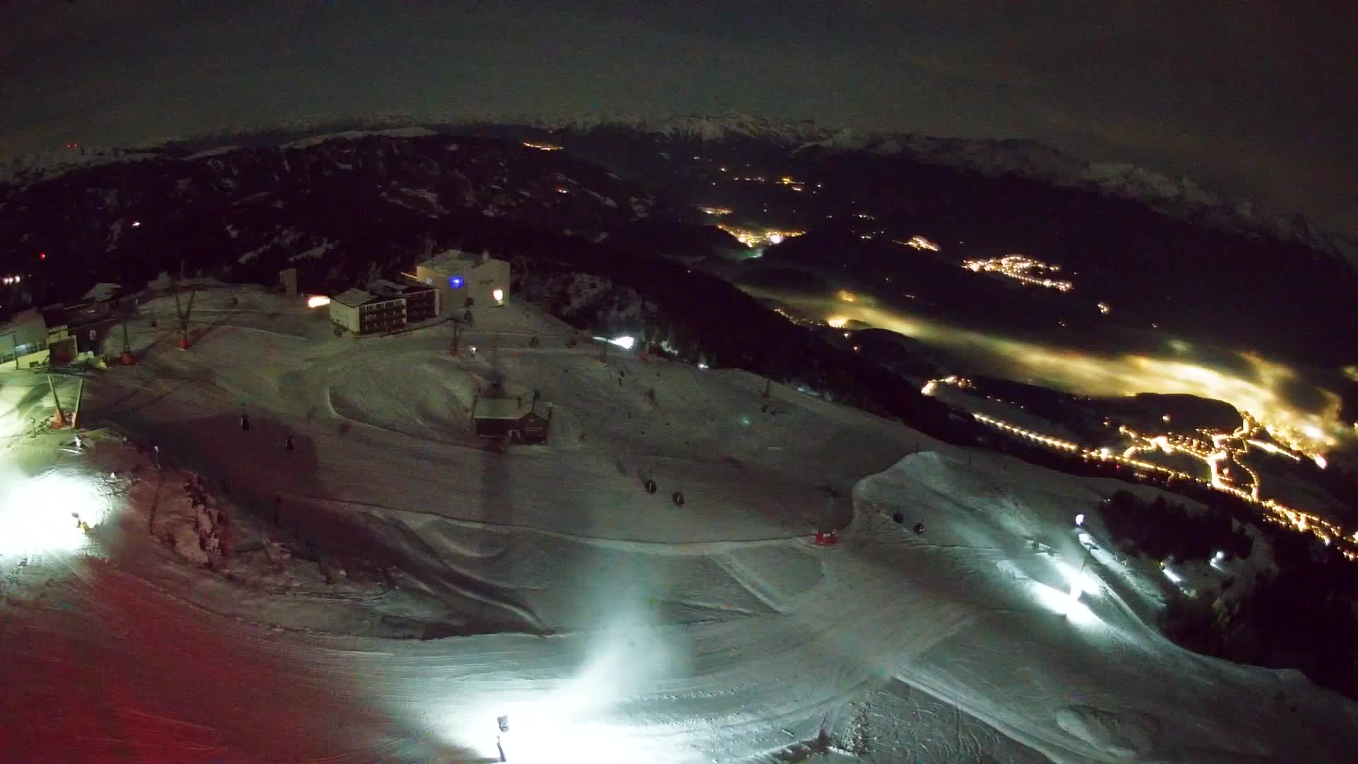 Stazione sciistica di Plan de Corones | vista su Brunico