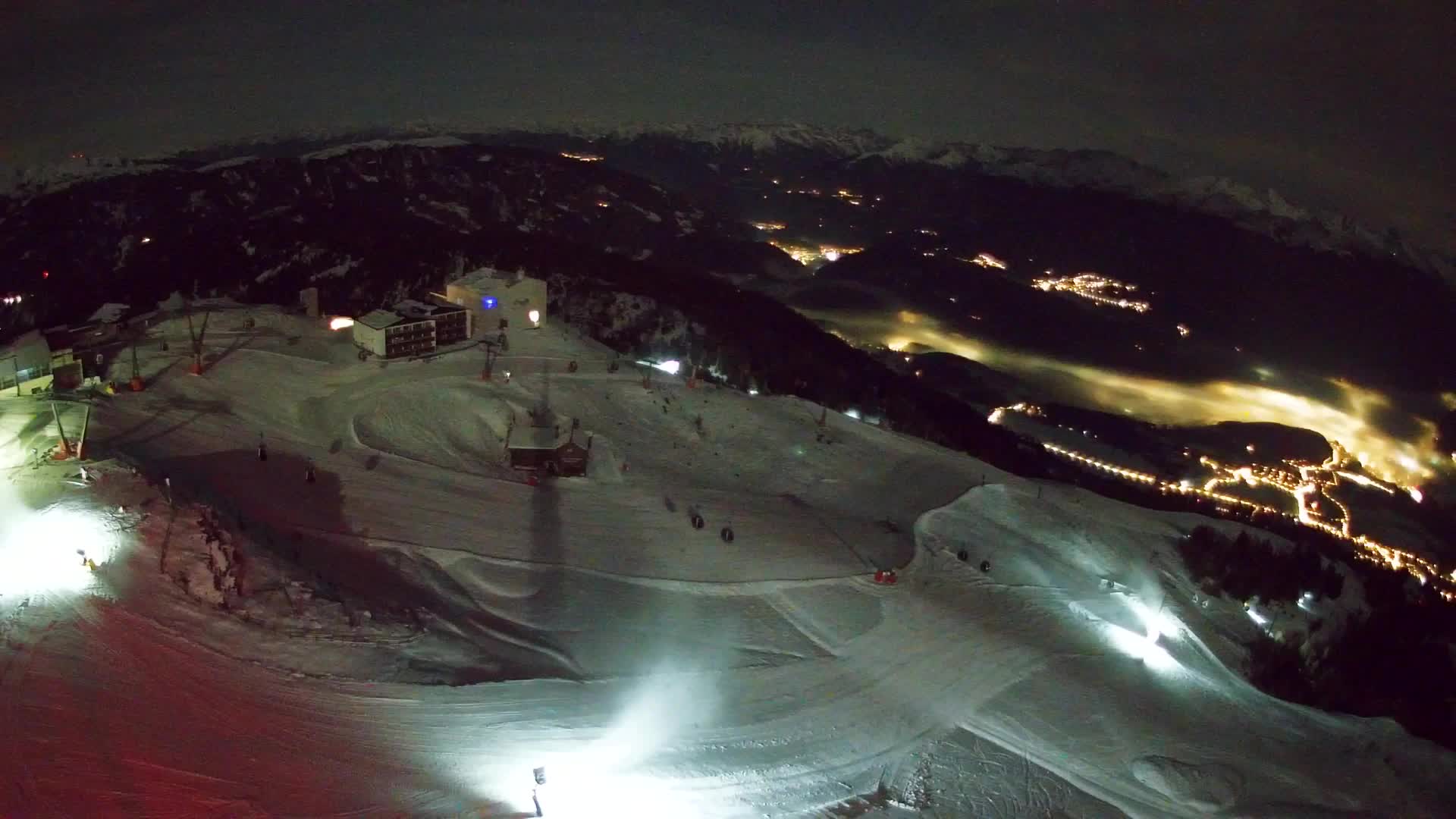 Smučišče Kronplatz – vrh | pogled na Bruneck