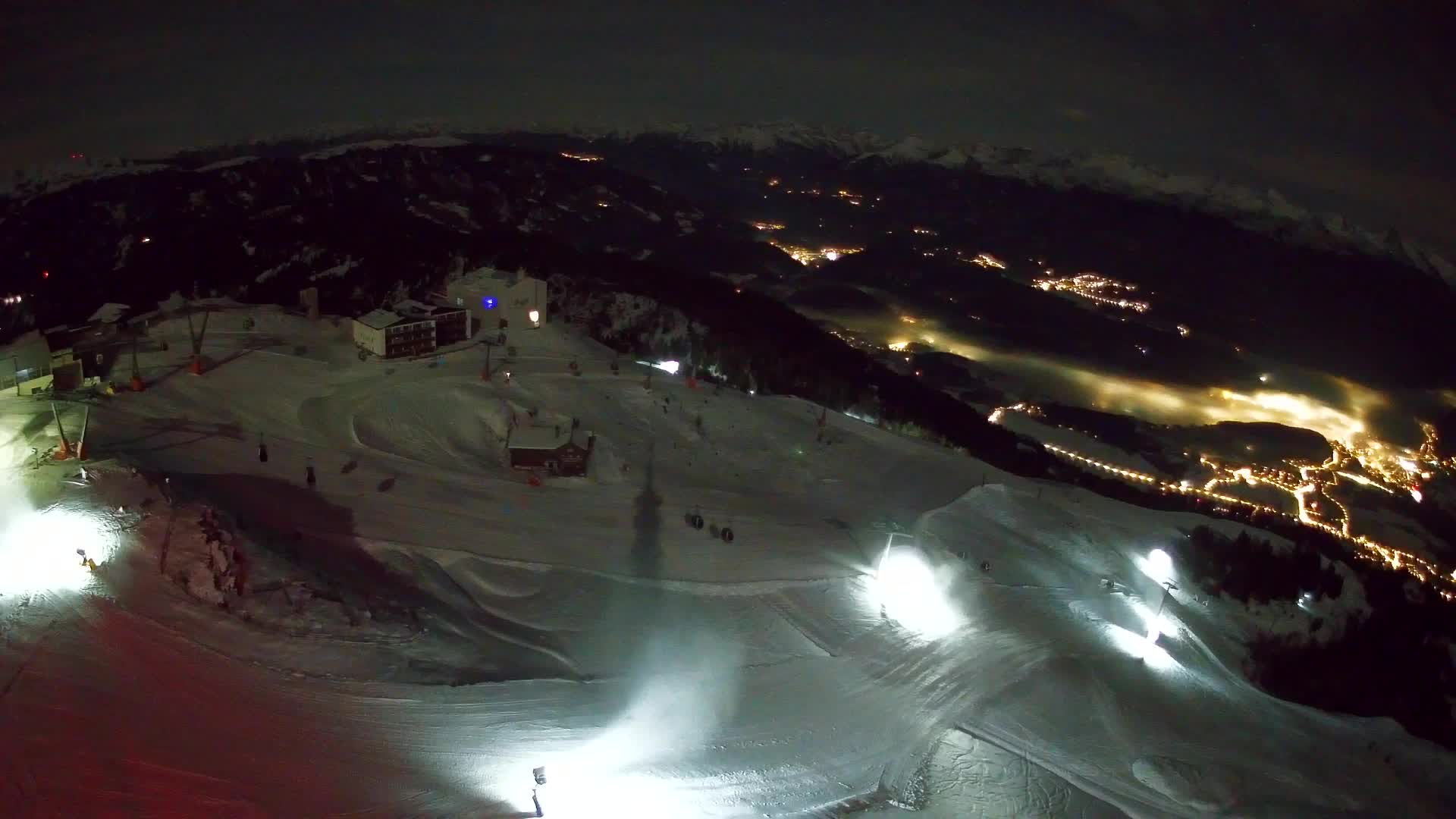 Smučišče Kronplatz – vrh | pogled na Bruneck