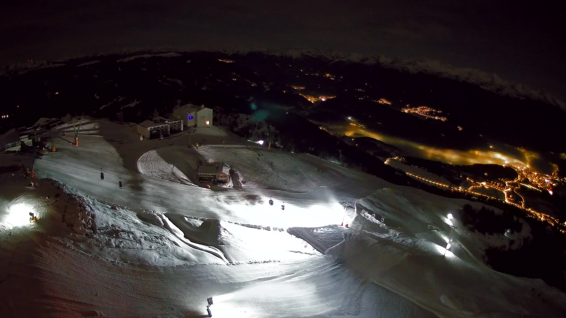 Kronplatz peak Ski resort | view to Bruneck
