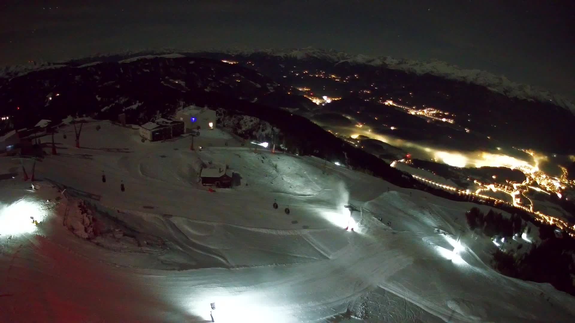 Kronplatz peak Ski resort | view to Bruneck