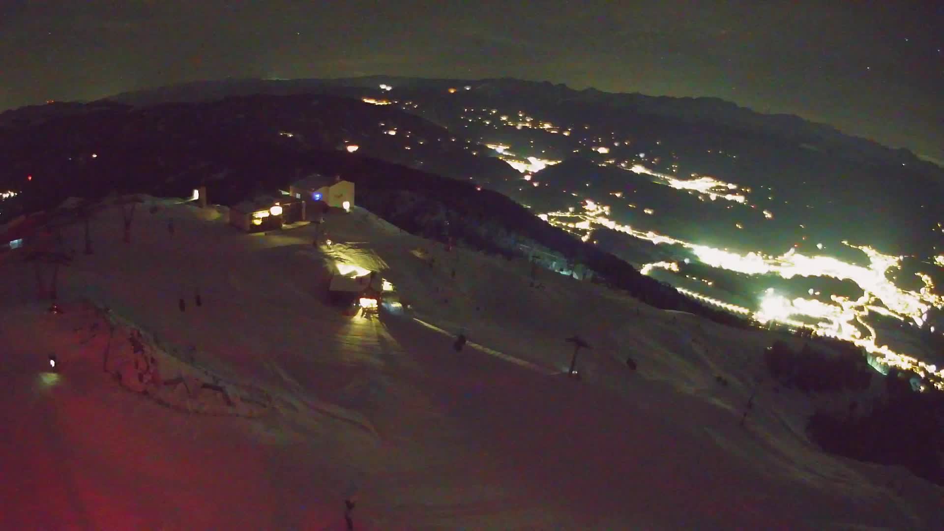 Kronplatz peak Ski resort | view to Bruneck