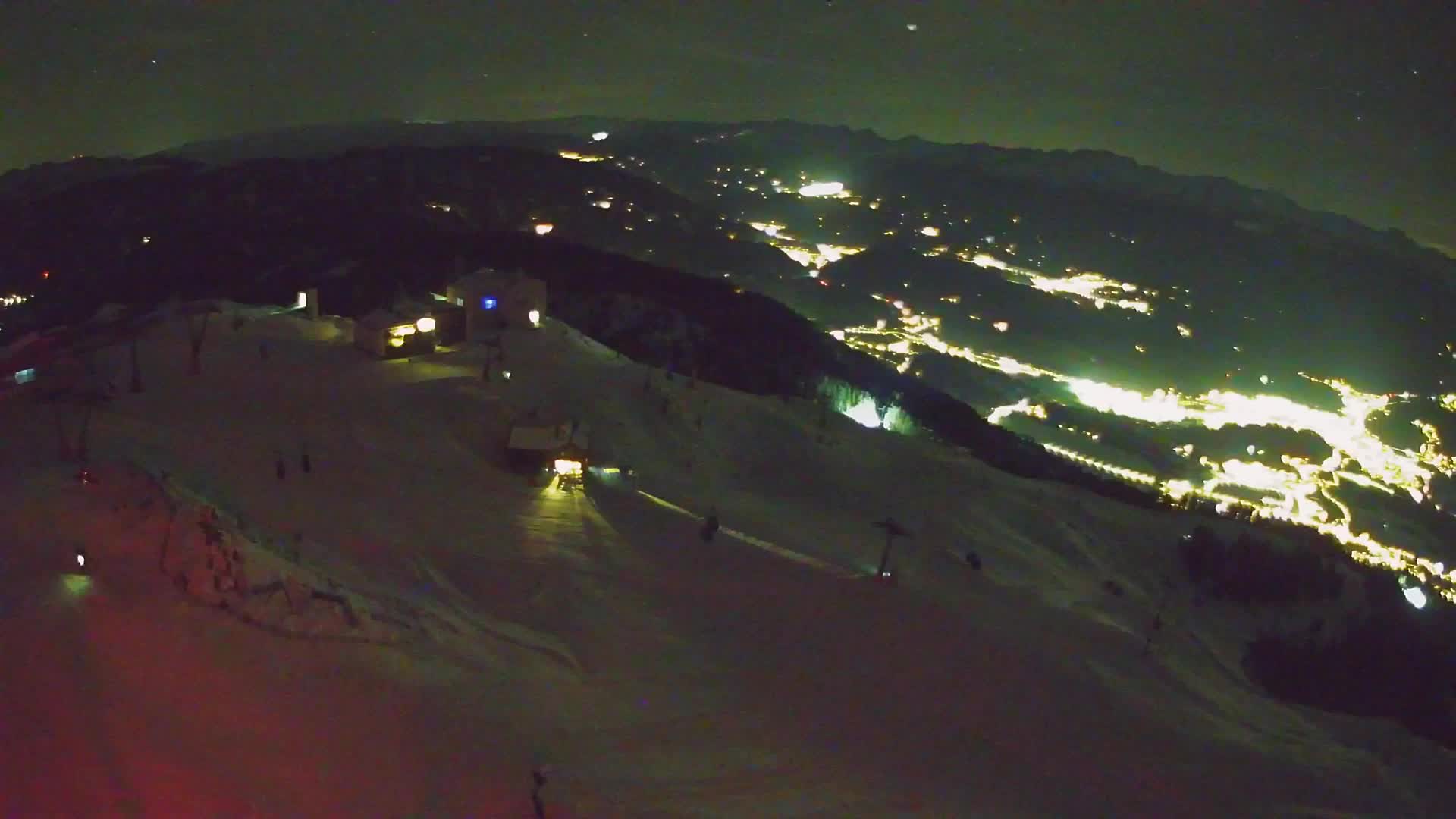 Skigebiet Kronplatz Gipfel | Blick auf Bruneck