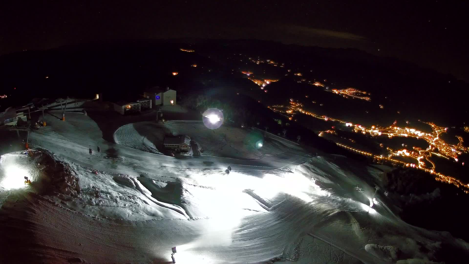 Kronplatz peak Ski resort | view to Bruneck
