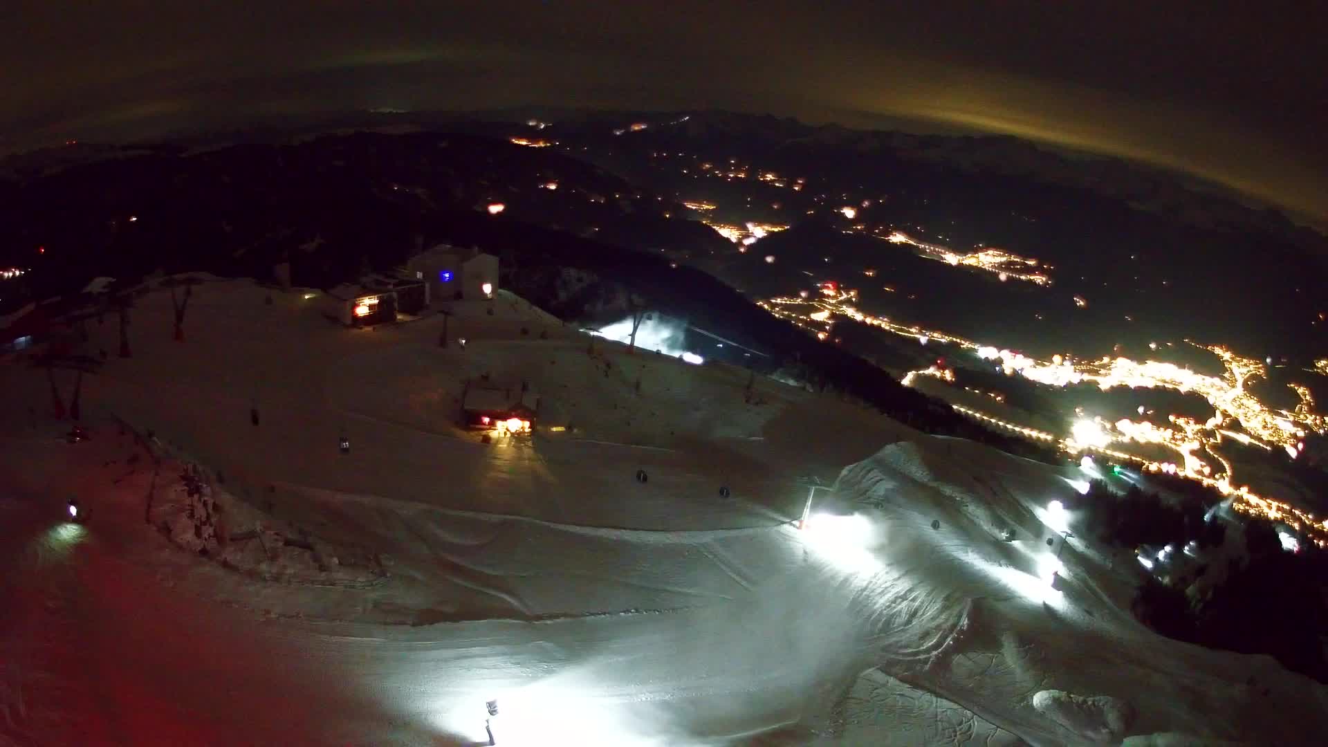 Kronplatz peak Ski resort | view to Bruneck