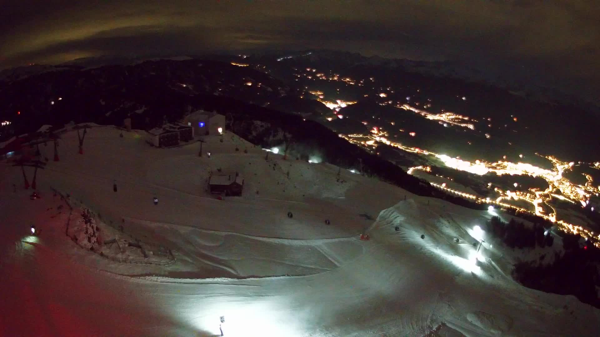 Skigebiet Kronplatz Gipfel | Blick auf Bruneck