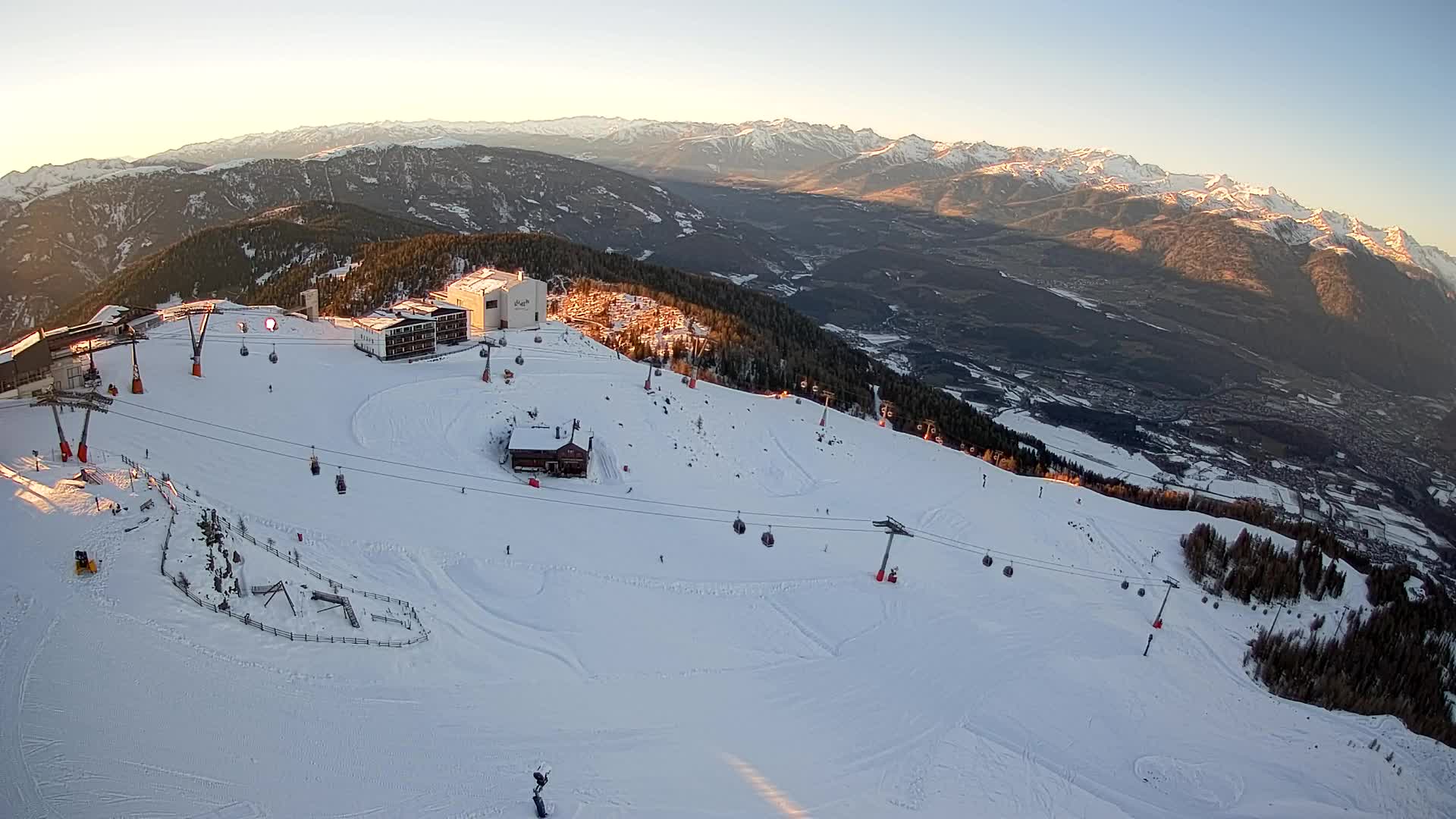 Kronplatz peak Ski resort | view to Bruneck
