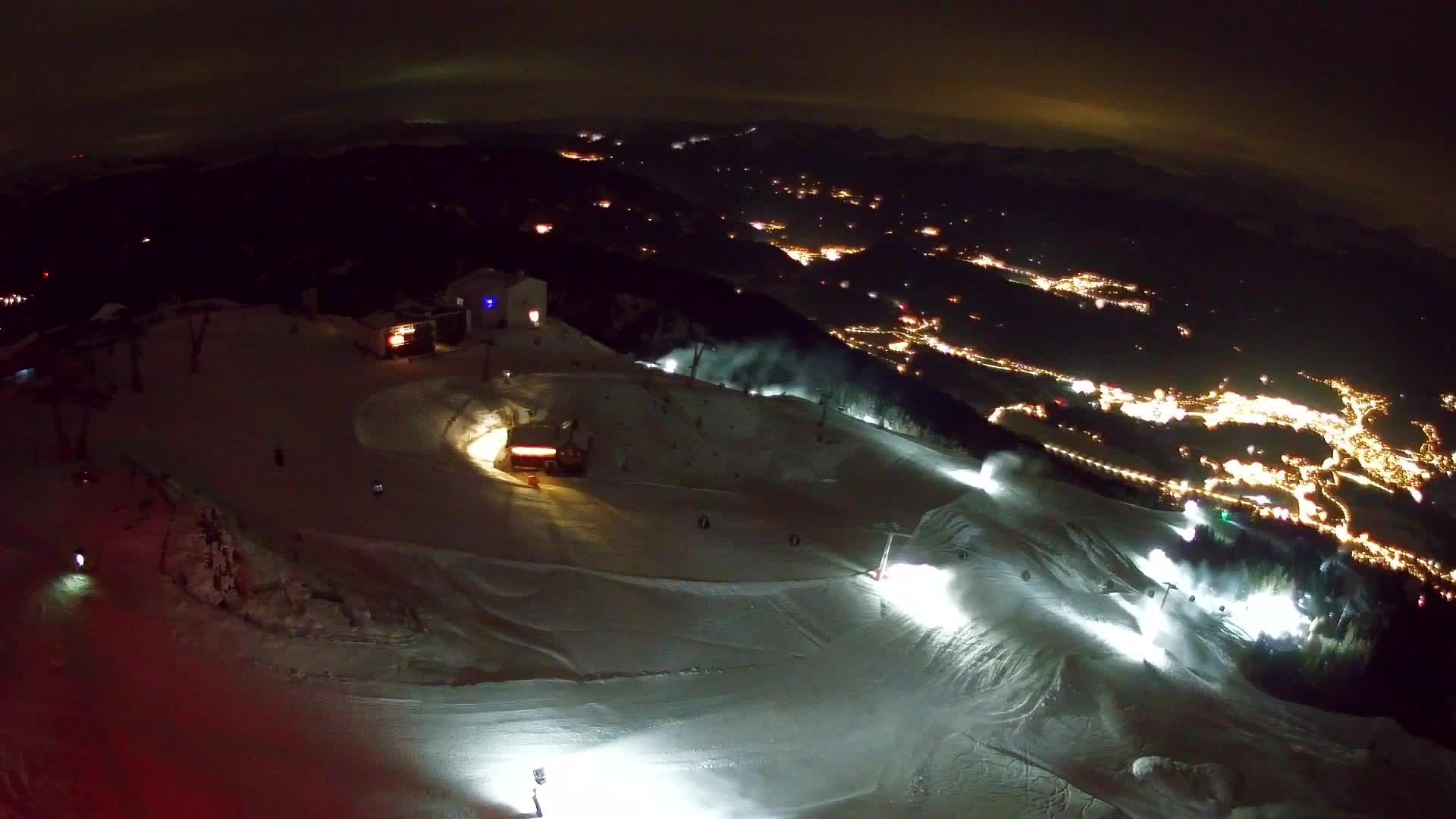 Kronplatz peak Ski resort | view to Bruneck