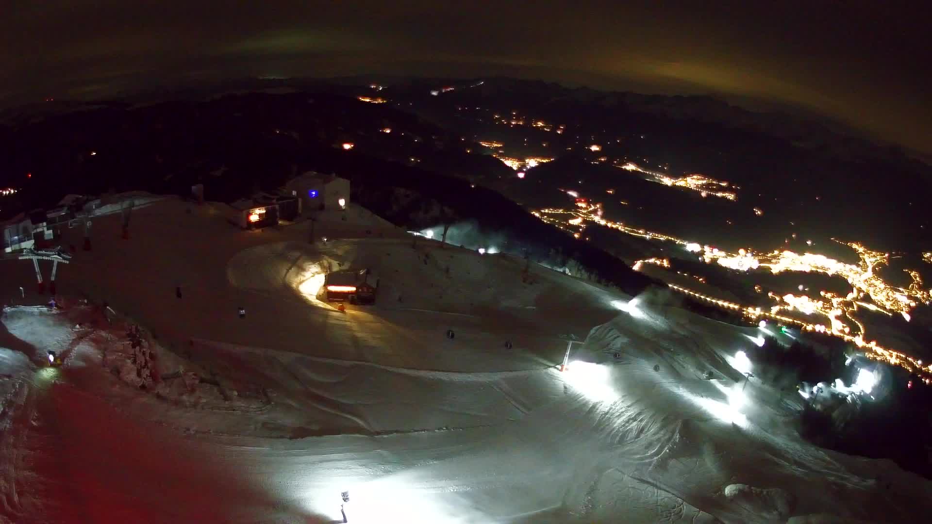Skigebiet Kronplatz Gipfel | Blick auf Bruneck