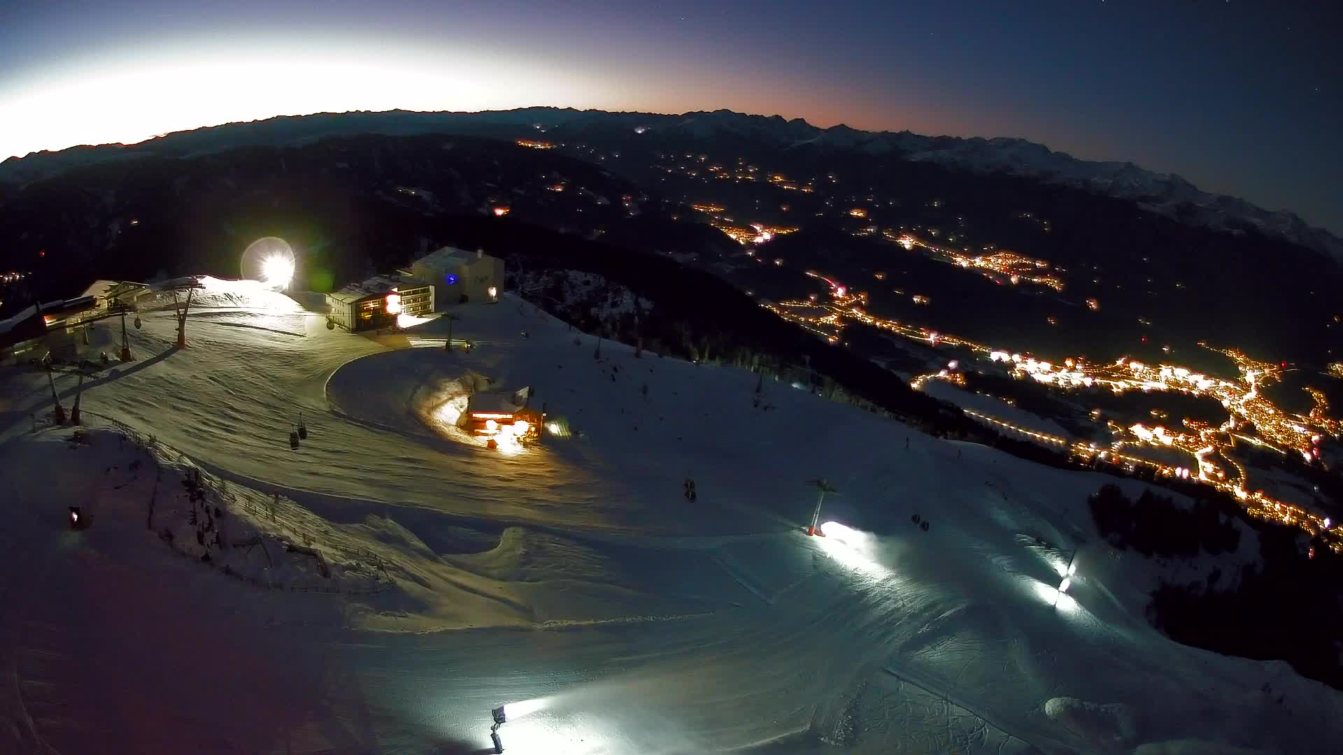 Kronplatz peak Ski resort | view to Bruneck