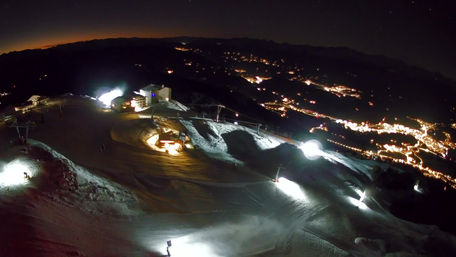 Skigebiet Kronplatz Gipfel | Blick auf Bruneck