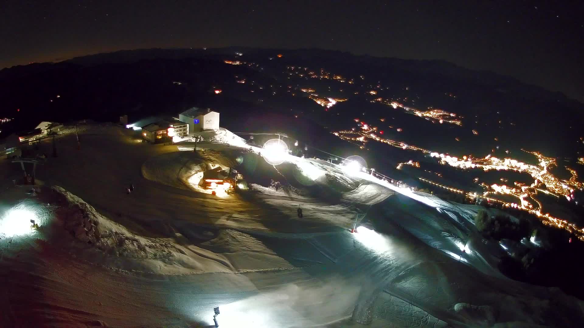 Kronplatz peak Ski resort | view to Bruneck