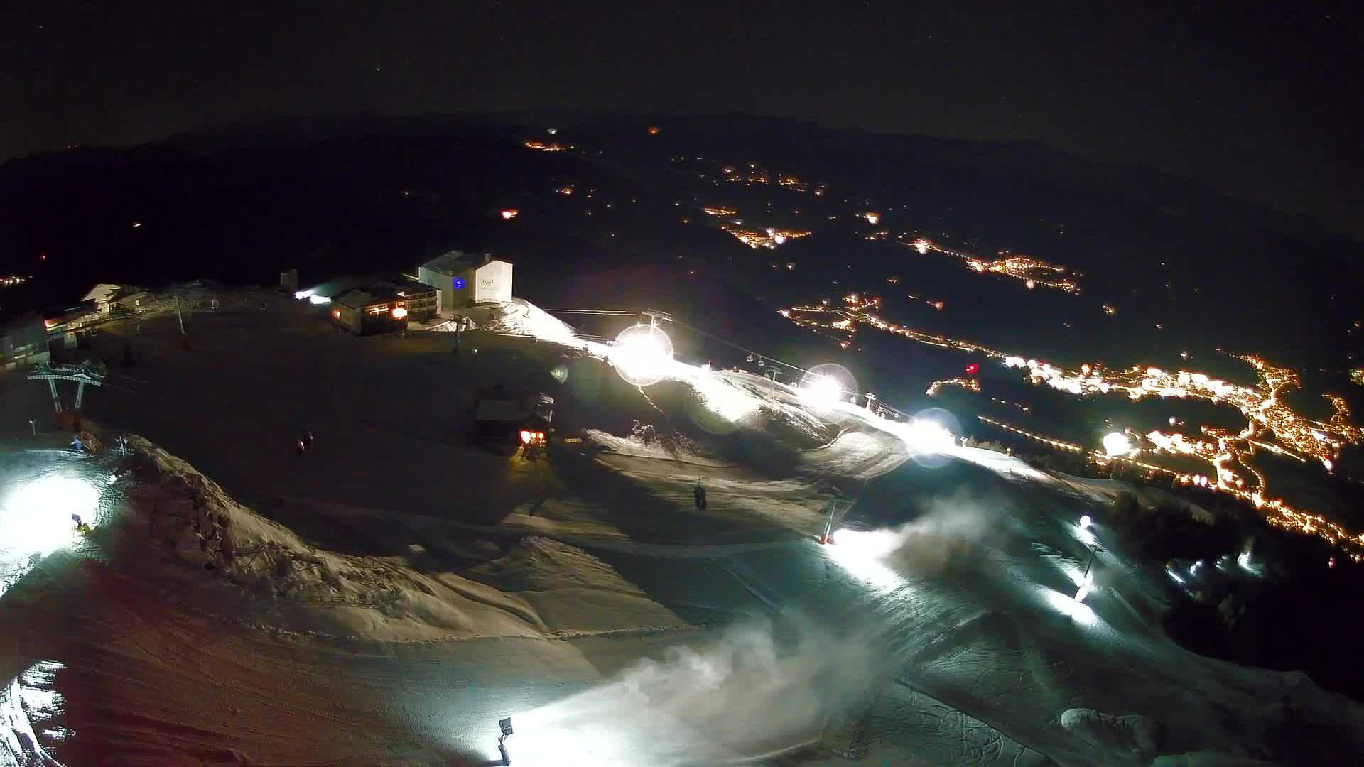 Kronplatz peak Ski resort | view to Bruneck