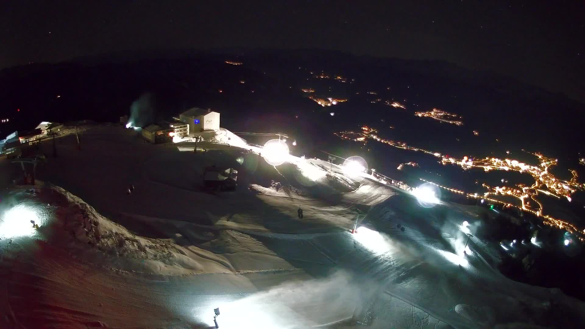 Station de ski Kronplatz sommet | vue sur Brunico
