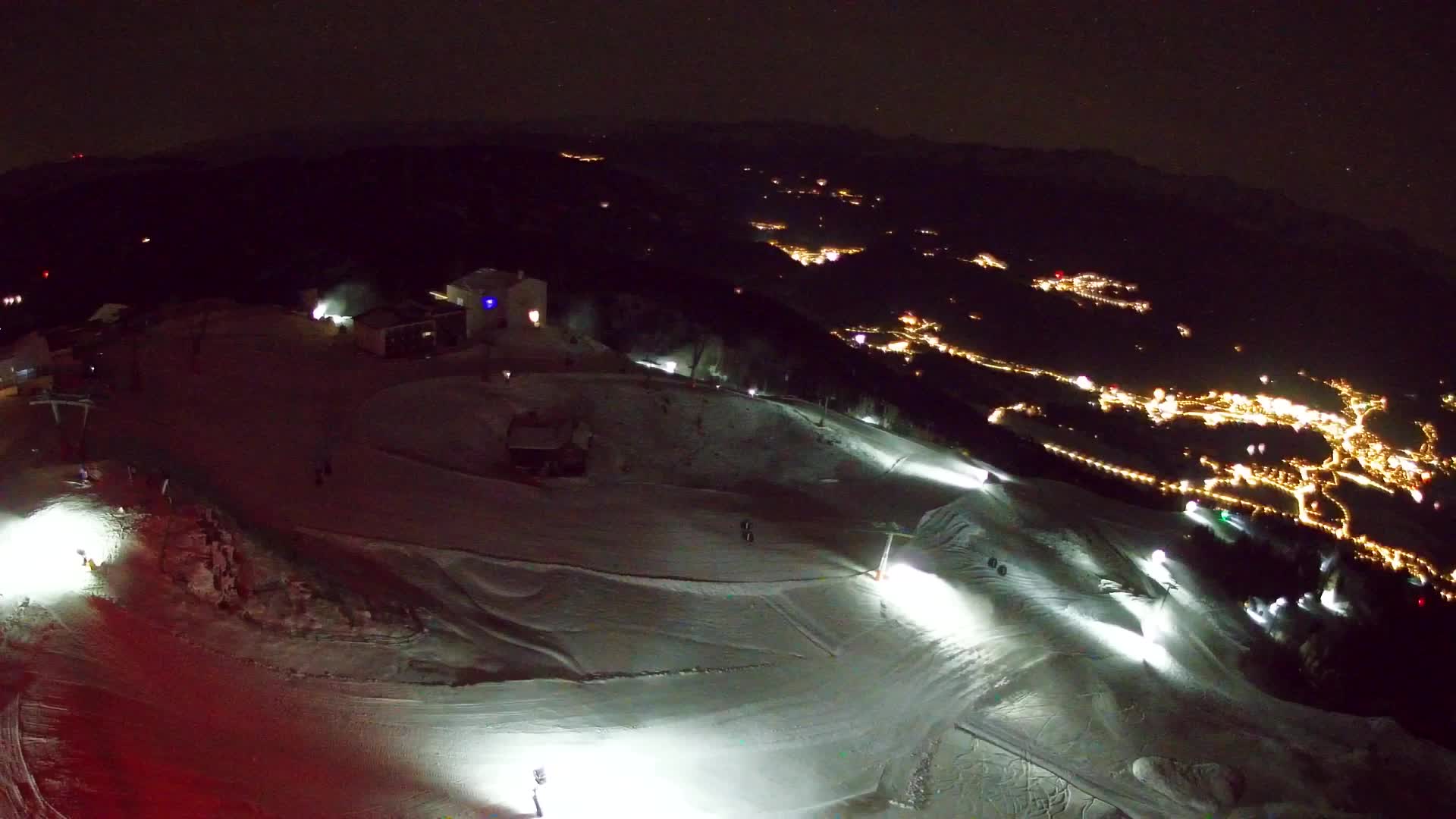 Kronplatz peak Ski resort | view to Bruneck