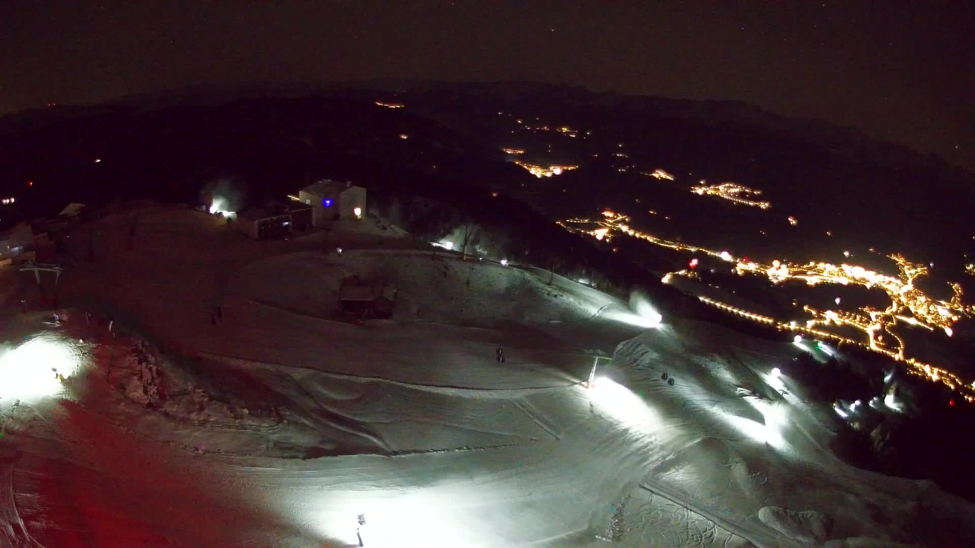 Kronplatz peak Ski resort | view to Bruneck