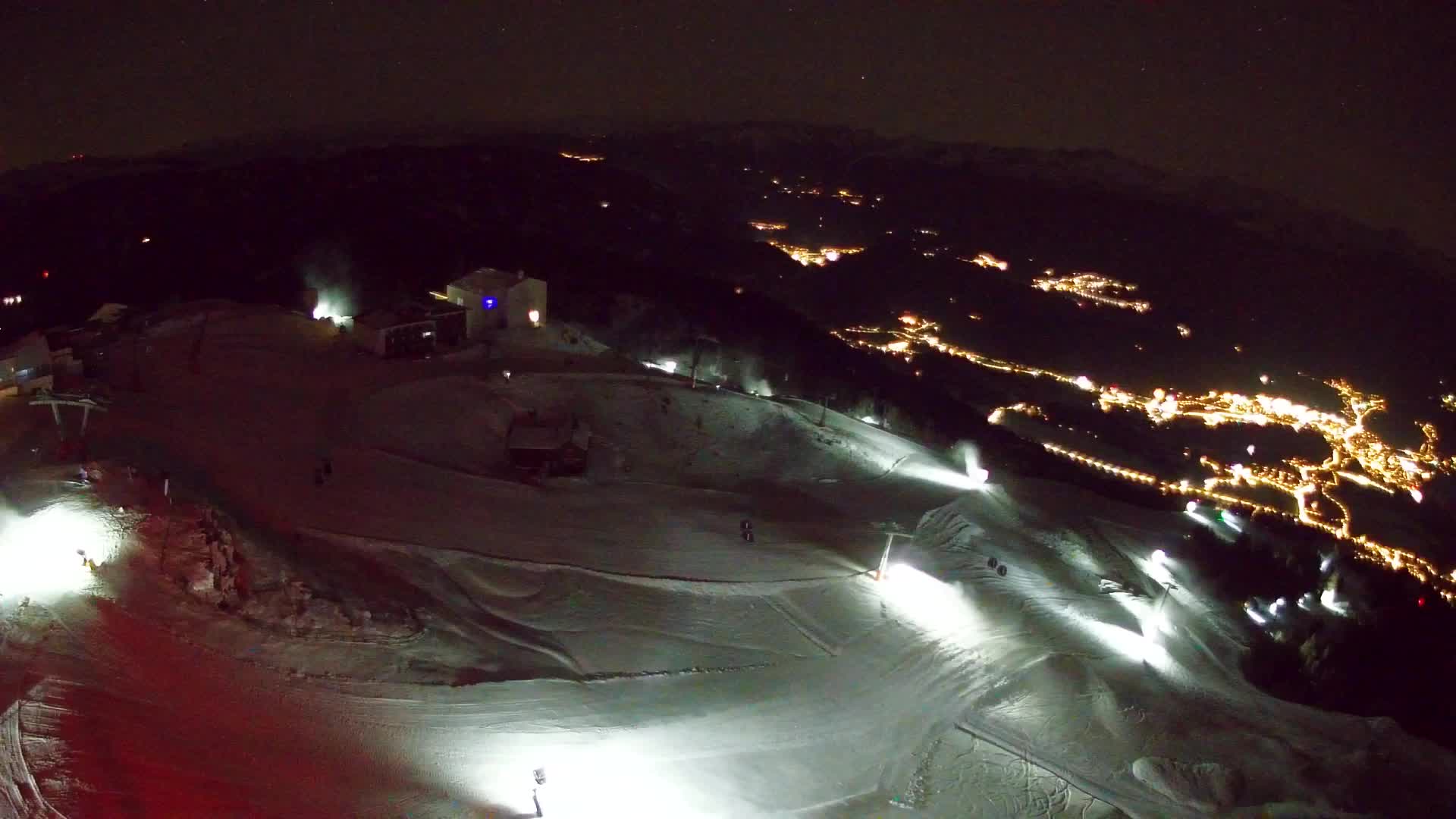 Skigebiet Kronplatz Gipfel | Blick auf Bruneck