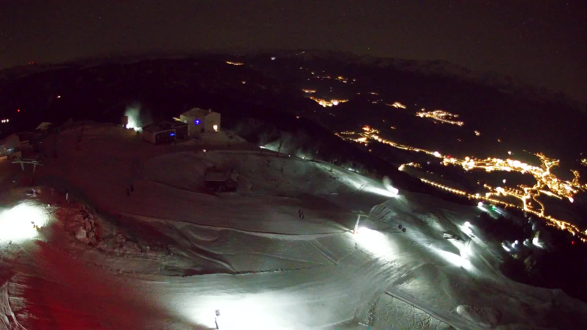 Kronplatz peak Ski resort | view to Bruneck