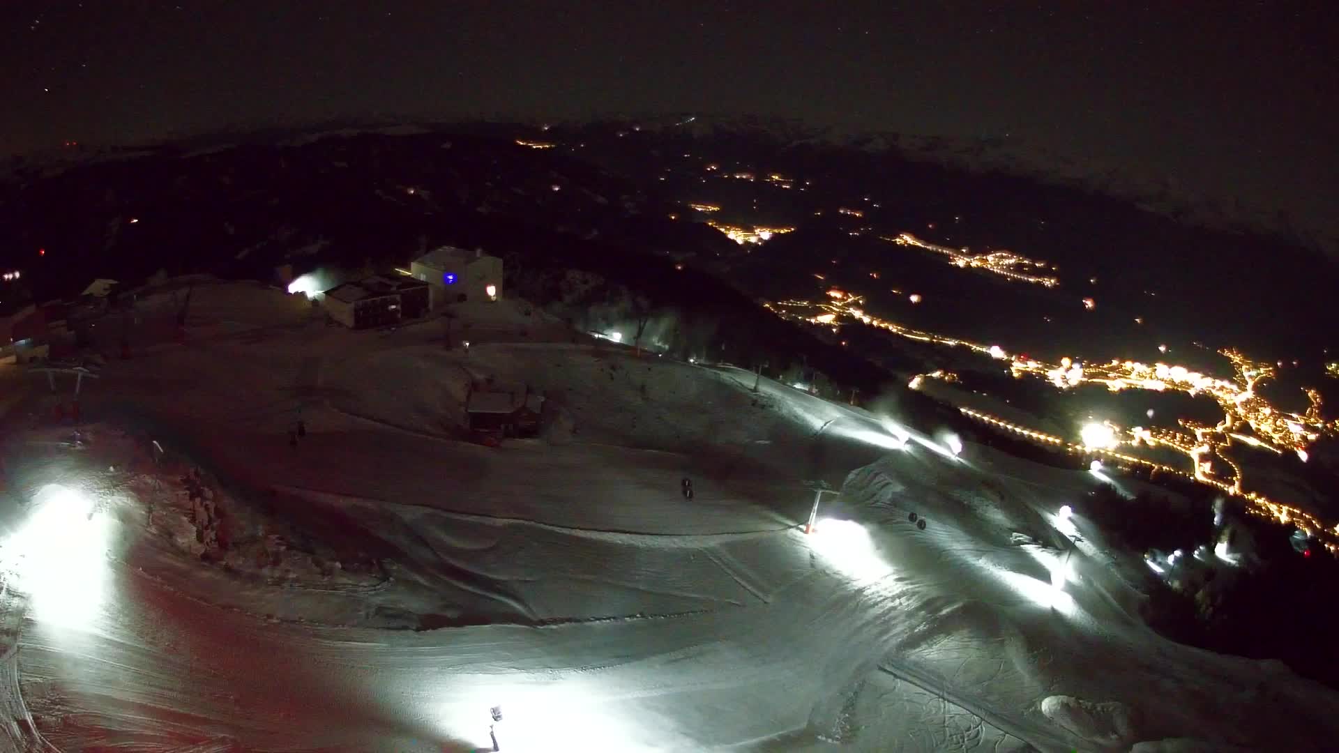 Station de ski Kronplatz sommet | vue sur Brunico