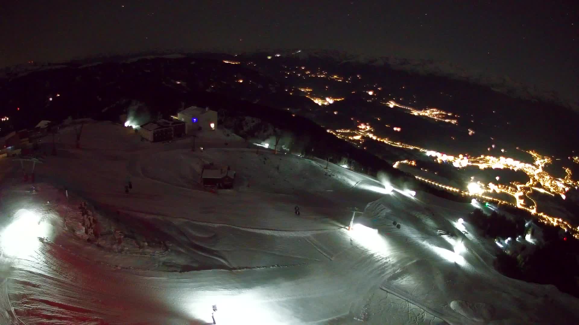 Kronplatz peak Ski resort | view to Bruneck