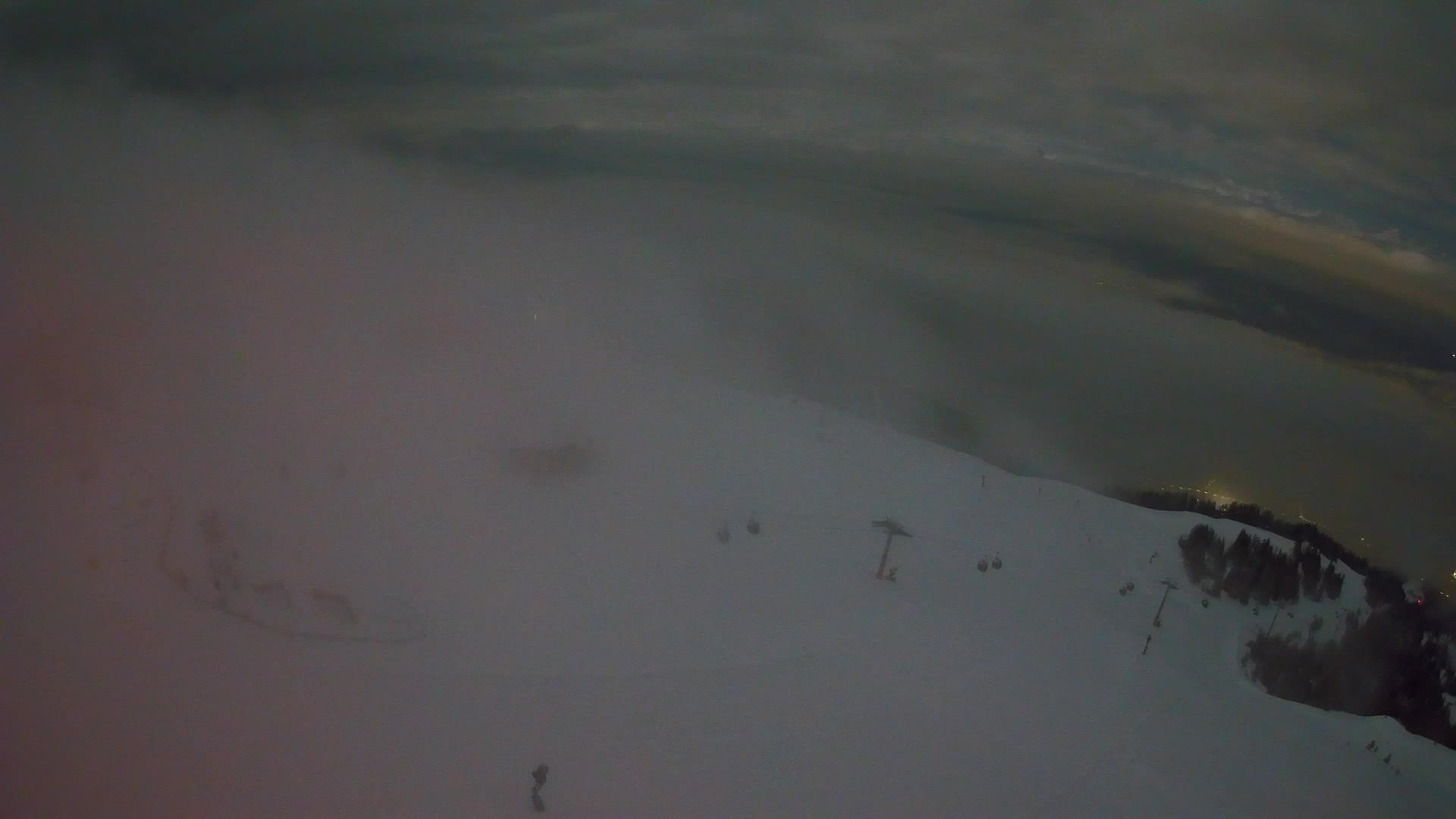 Kronplatz peak Ski resort | view to Bruneck