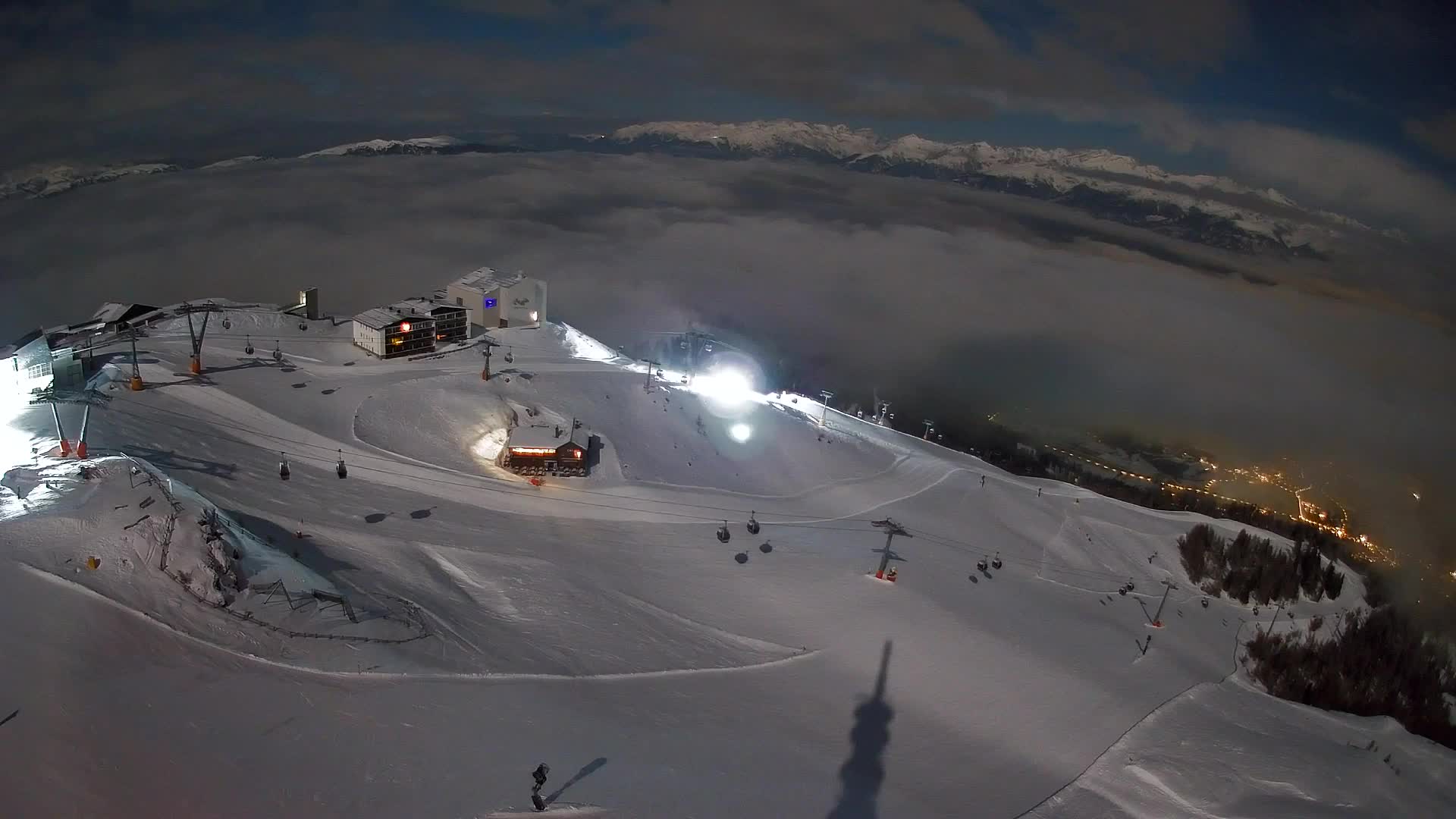 Stazione sciistica di Plan de Corones | vista su Brunico