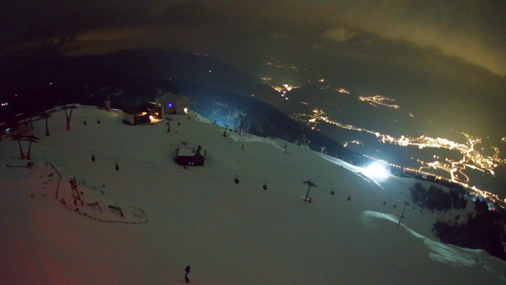 Kronplatz peak Ski resort | view to Bruneck