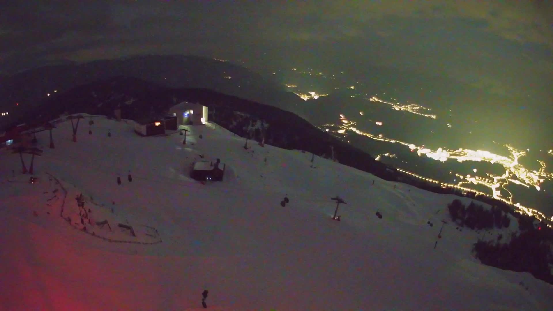 Kronplatz peak Ski resort | view to Bruneck