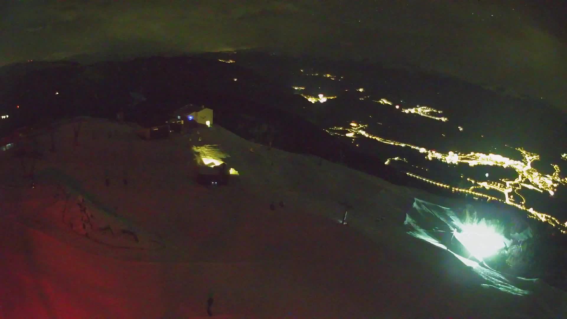 Station de ski Kronplatz sommet | vue sur Brunico