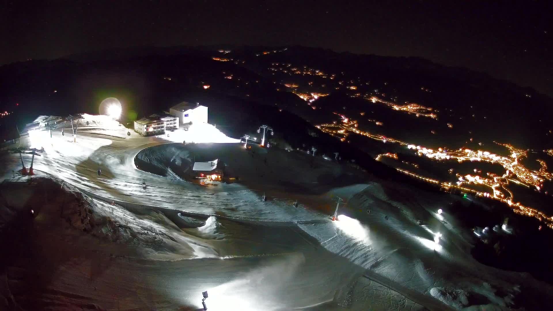 Skigebiet Kronplatz Gipfel | Blick auf Bruneck