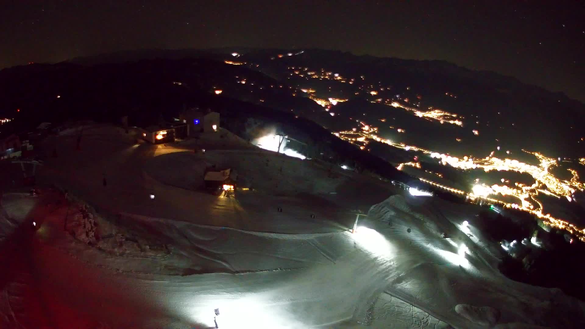 Skigebiet Kronplatz Gipfel | Blick auf Bruneck