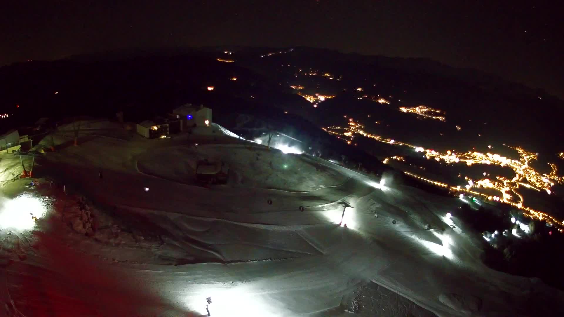 Station de ski Kronplatz sommet | vue sur Brunico