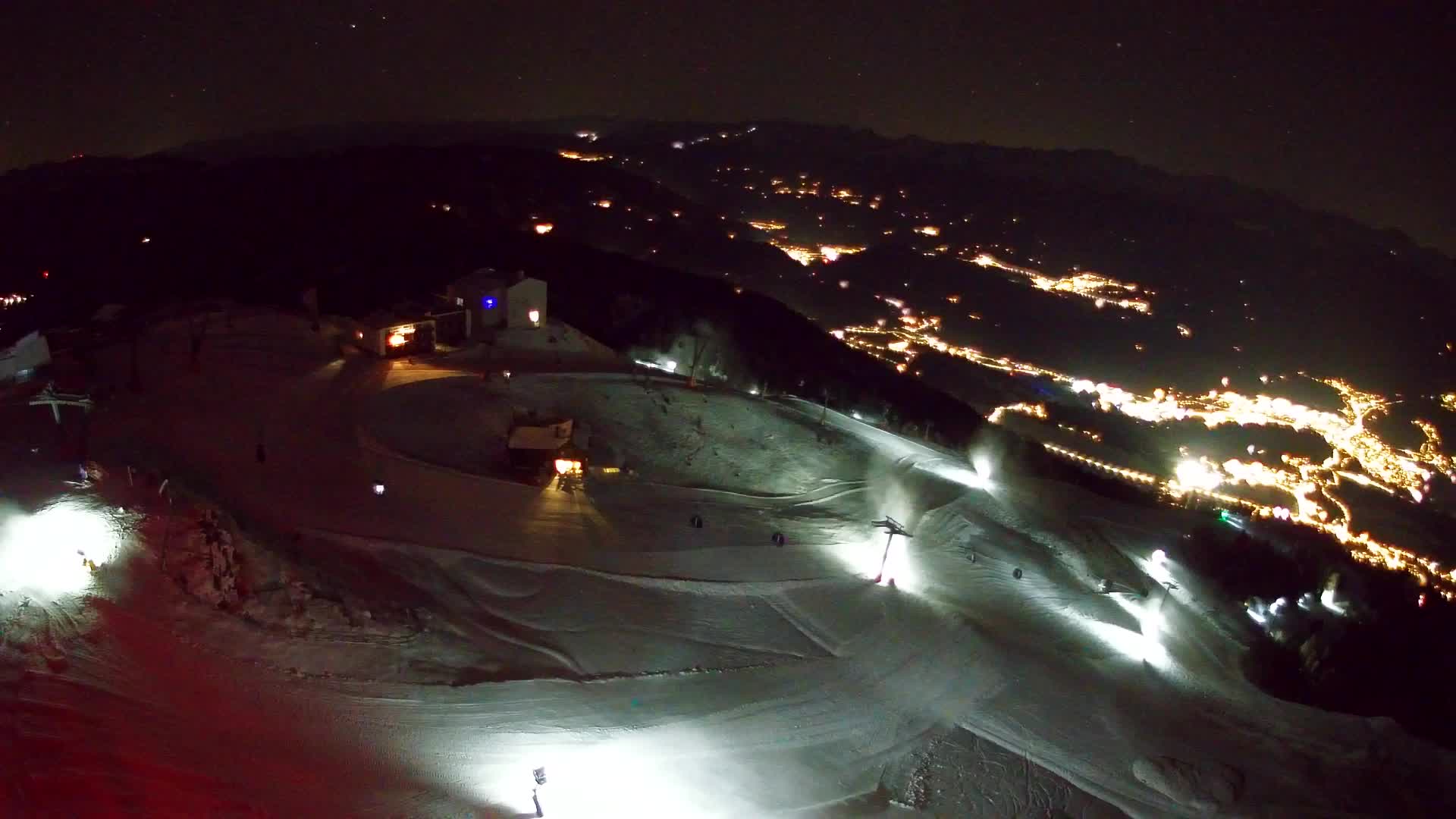 Skigebiet Kronplatz Gipfel | Blick auf Bruneck