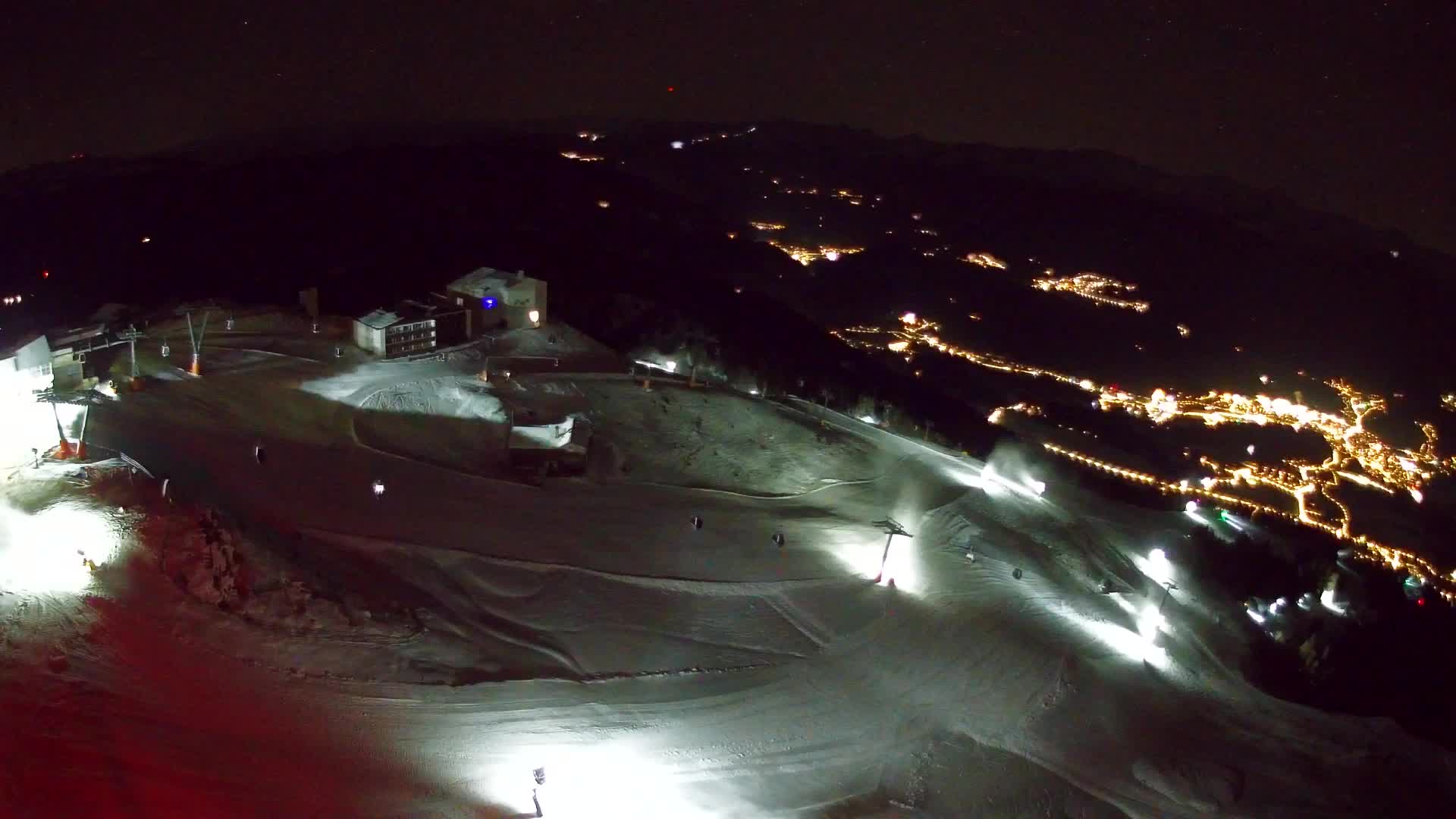 Skigebiet Kronplatz Gipfel | Blick auf Bruneck
